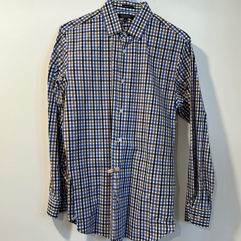 Mens Banana Republic Supima Cotton Button Down
